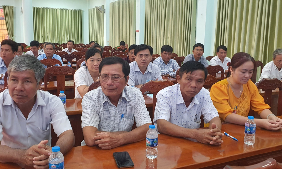 Tân Thạnh tổ chức tập huấn nghiệp vụ quản lý Nhà nước về văn hóa và quảng cáo năm 2023