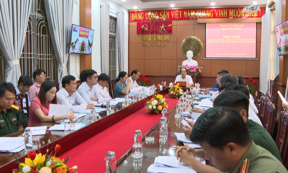 Hội nghị trực tuyến toàn quốc đánh giá công tác tổ chức xây dựng Đảng quý III/2023