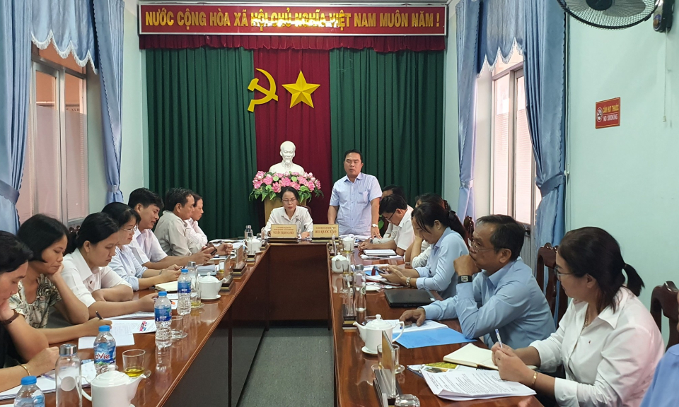Ban Kinh tế - Ngân sách HĐND tỉnh giám sát việc thực hiện chính sách hỗ trợ  phát triển nông nghiệp tại Tân Thạnh