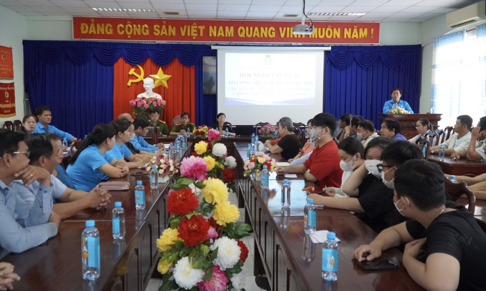 Cần Giuộc tập huấn hòa giải cơ sở, phòng chống tội phạm ma túy, phòng cháy chữa cháy