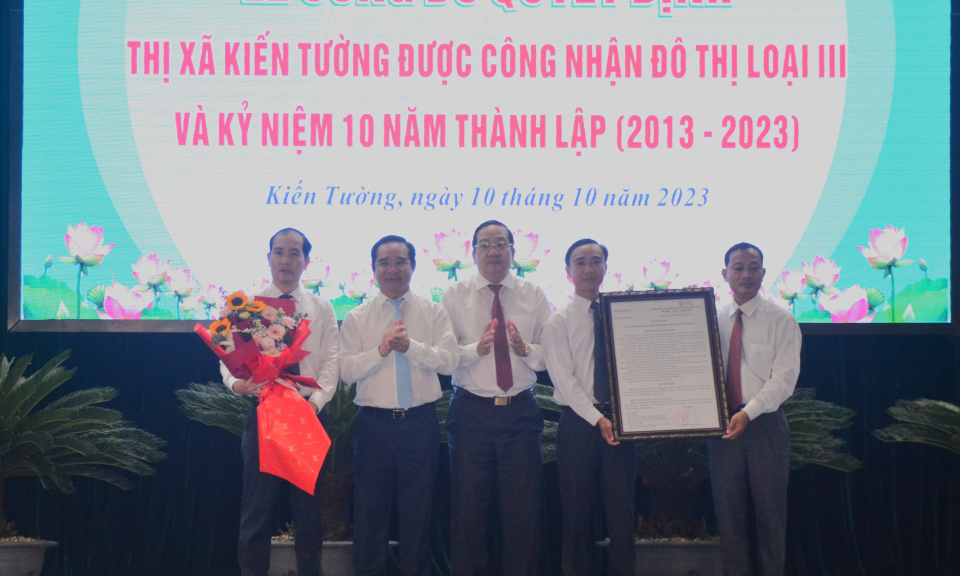 Thị xã Kiến Tường – 10 năm bứt phá đạt chuẩn đô thị loại III