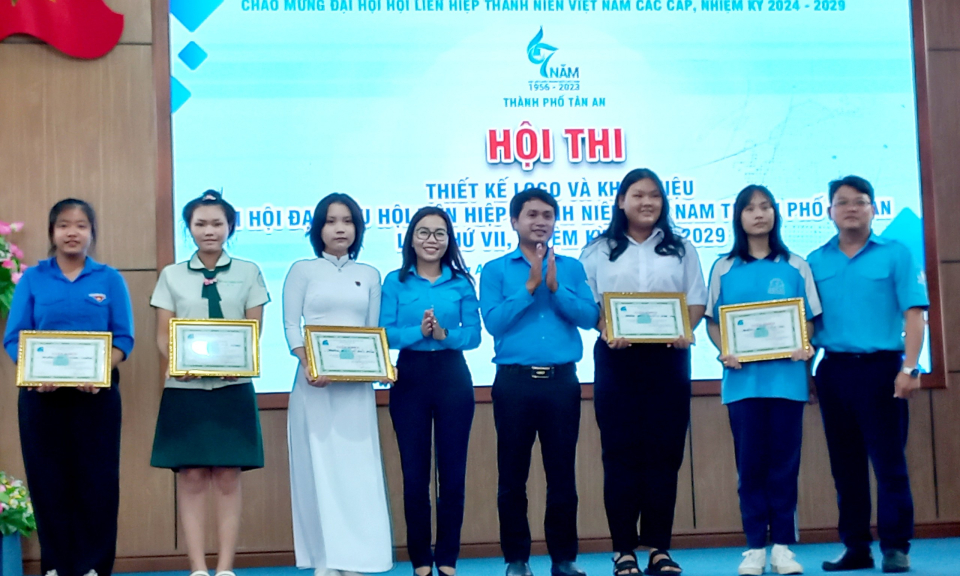 Thành phố Tân An tổ chức hội thi thiết kế logo và khẩu hiệu chào mừng Đại hội Hội Liên hiệp Thanh niên Việt Nam các cấp