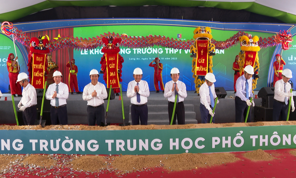 Khởi công xây dựng Trường THPT Võ Văn Tần