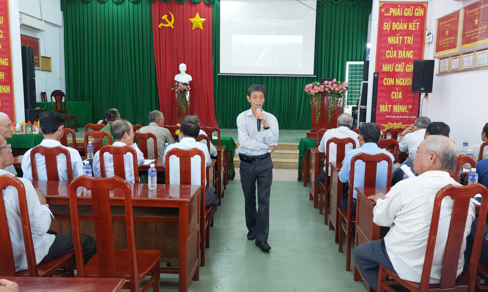 Tập đoàn An Nông tổ chức Hội thảo sử dụng  phân bón, thuốc bảo vệ thực vật cho cây thanh long