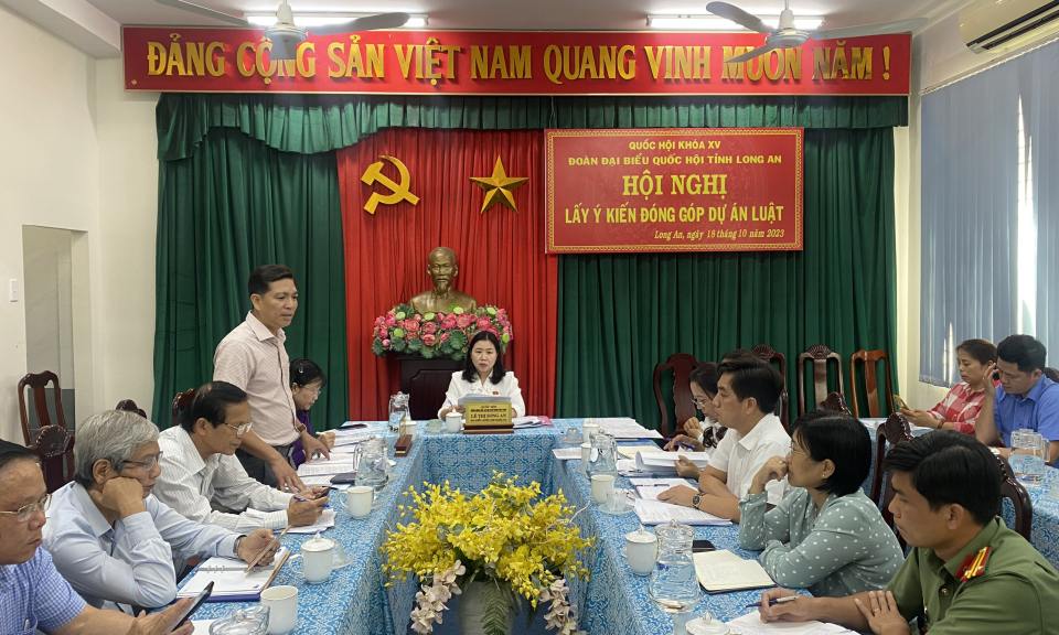 Đóng góp 3 dự án gồm: Luật Bảo hiểm xã hội (sửa đổi); Luật Lưu trữ (sửa đổi); Luật Thủ đô (sửa đổi)