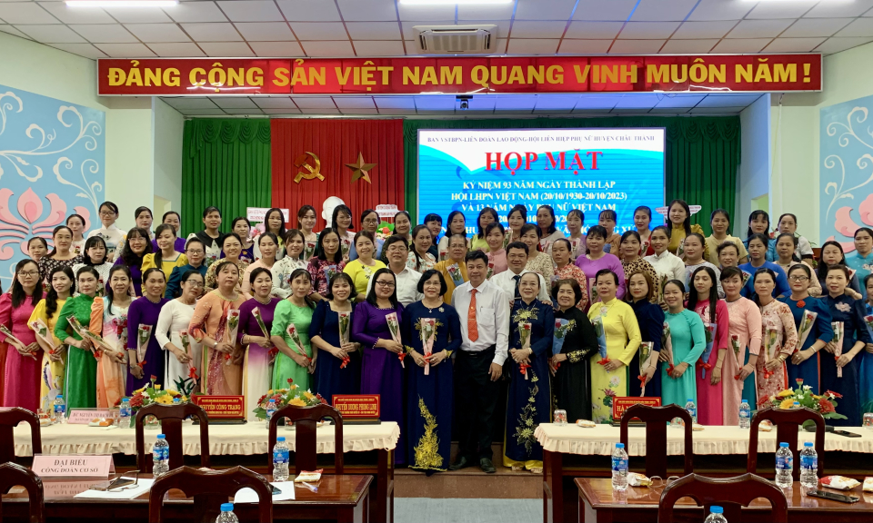 Châu Thành họp mặt kỷ niệm 93 năm ngày thành lập Hội LHPN Việt Nam