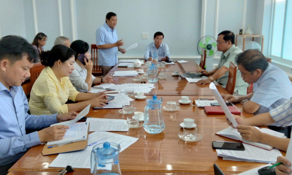 Tân Hưng họp các Tiểu ban tuyên truyền 30 thành lập huyện
