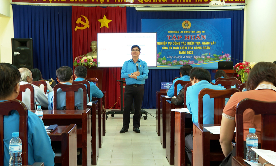 Tập huấn nghiệp vụ kiểm tra, giám sát công đoàn
