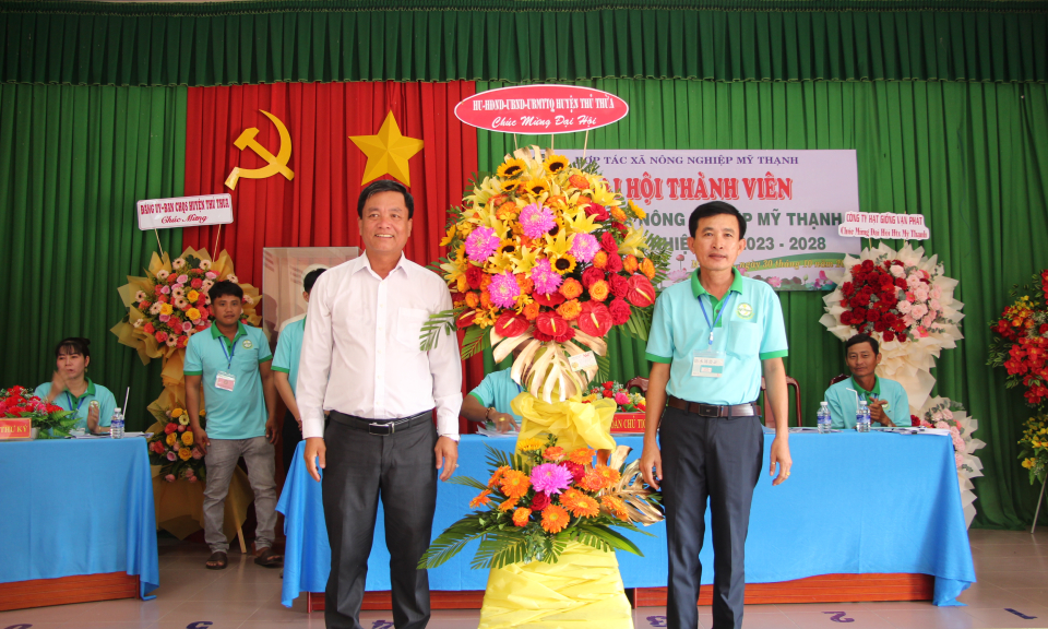Thủ Thừa: Đại hội Hợp tác xã nông nghiệp Mỹ Thạnh