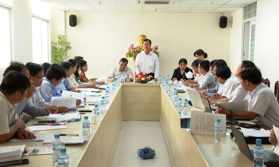 Cục Trồng trọt làm việc với Sở Nông nghiệp và Phát triển nông thôn tỉnh