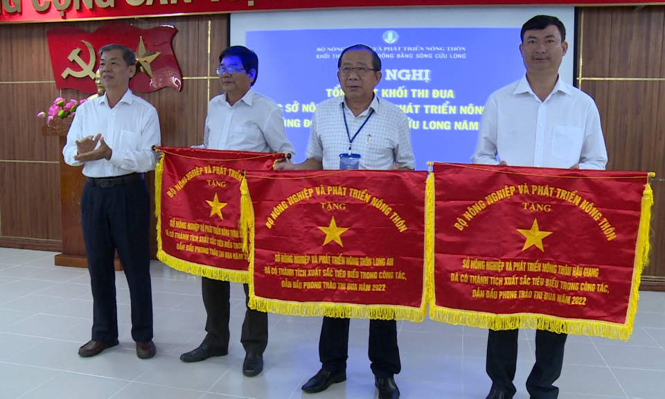 Tổng kết khối thi đua các Sở Nông nghiệp và Phát triển nông thôn vùng Đồng bằng sông Cửu Long năm 2023