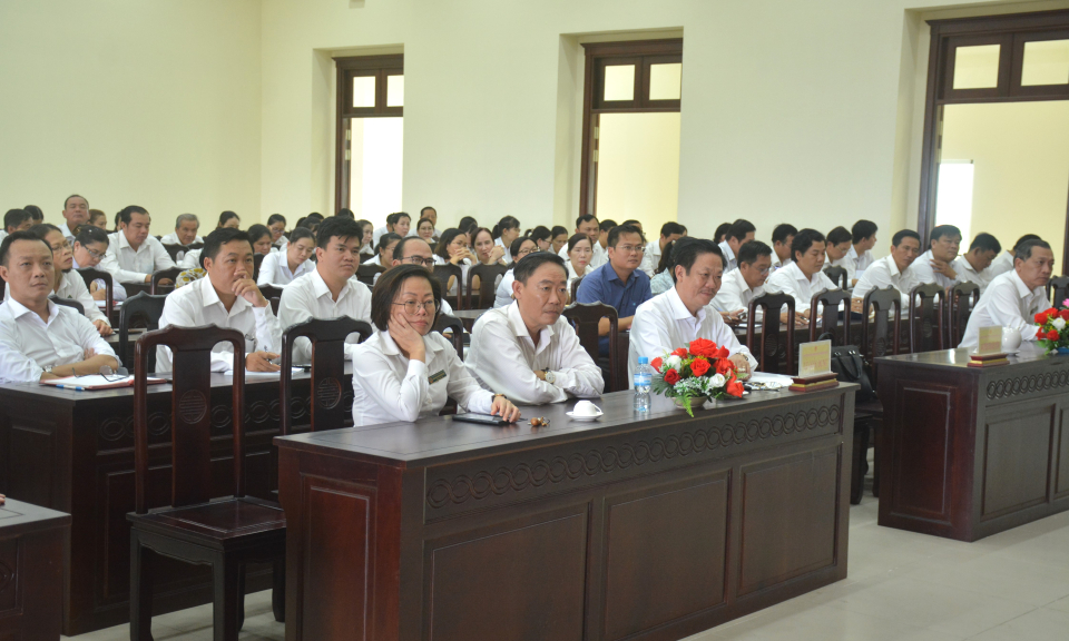 Quán triệt các quy định của Đảng về phòng chống tham nhũng, tiêu cực đối với Tòa án nhân dân 2 cấp