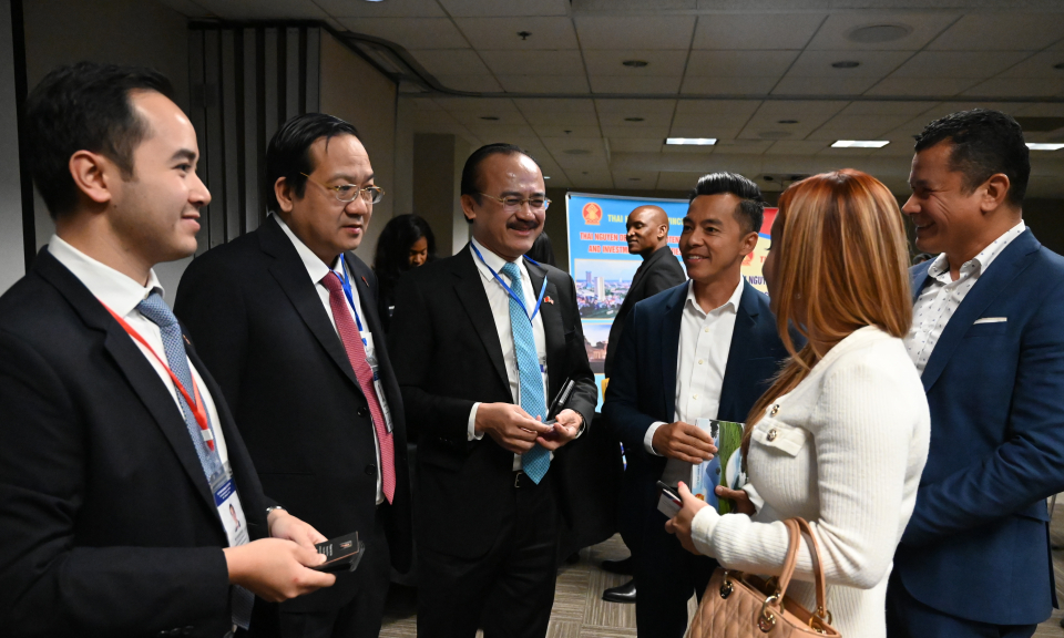 Đoàn công tác tỉnh Long An tham dự Hội thảo gặp gỡ doanh nghiệp Việt Nam - Hoa Kỳ