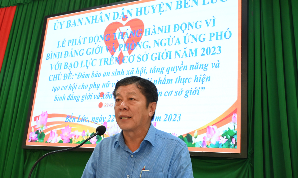 Bến Lức phát động Tháng hành động vì Bình đẳng giới năm 2023