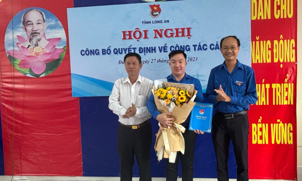 Đức Hòa bổ nhiệm Phó Bí thư Huyện đoàn
