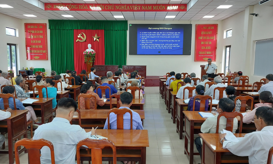 Huyện Châu Thành tập huấn phòng, chống bệnh Sốt xuất huyết Dengue 