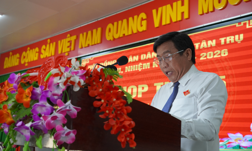 Tân Trụ: Kỳ họp thứ 15 HĐND huyện khóa XII thông qua 14 Nghị quyết