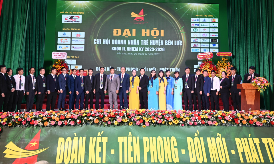 Đại hội Chi hội Doanh nhân trẻ huyện Bến Lức lần thứ 2, nhiệm kỳ 2023 - 2026