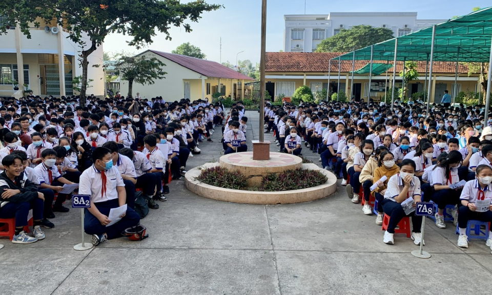 Châu Thành nâng cao kỹ năng phòng chống xâm hại, kỹ năng tự vệ và phòng chống ma túy cho học sinh