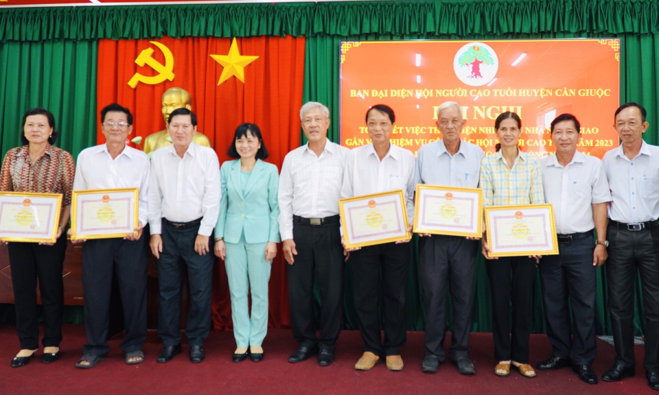 Cần Giuộc: tổng kết công tác Hội người cao tuổi năm 2023