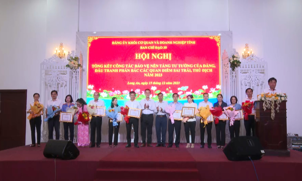 Đảng ủy Khối cơ quan và doanh nghiệp tỉnh tổng kết hoạt động Ban chỉ đạo 35 năm 2023