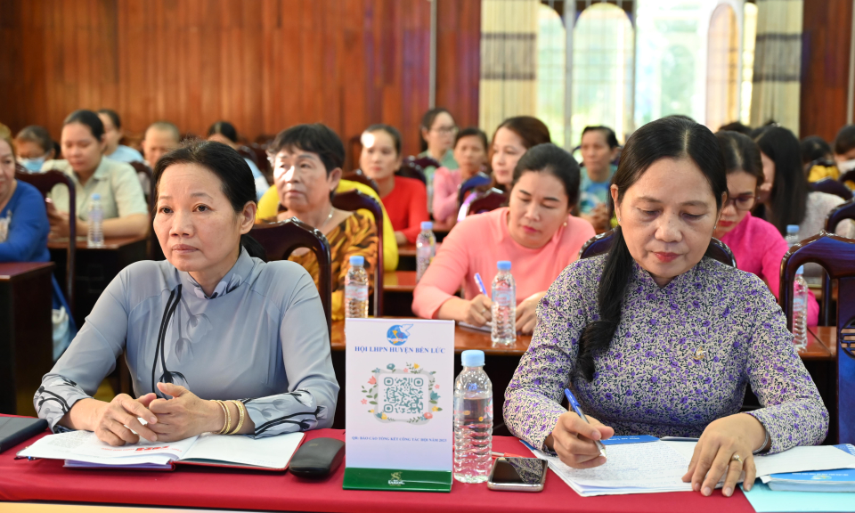 Bến Lức tổng kết công tác hội và phong trào phụ nữ năm 2023