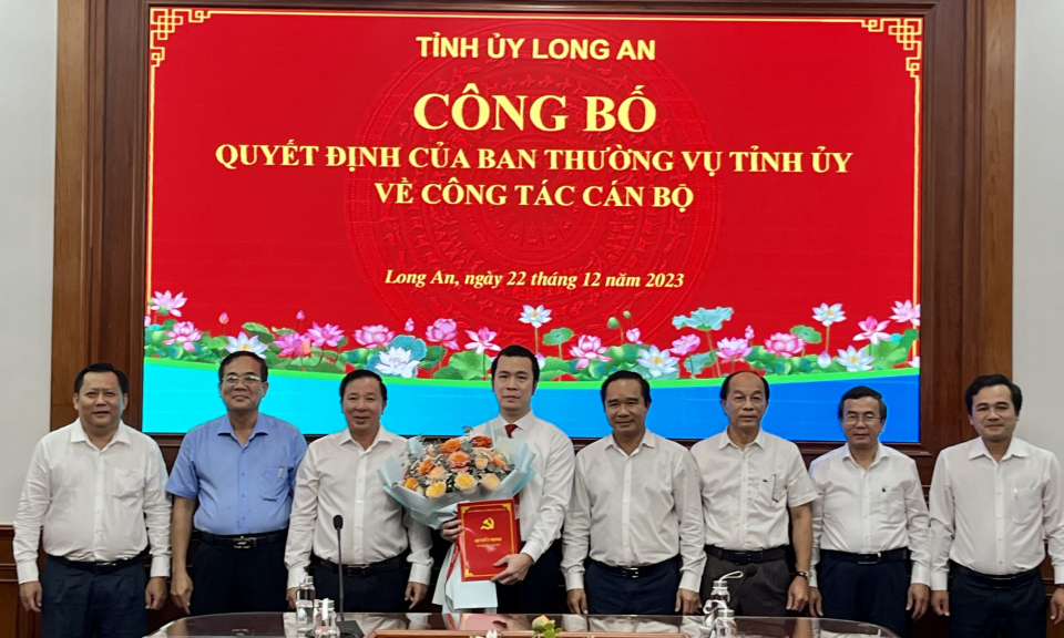 Tỉnh ủy Long An tiếp nhận cán bộ điều động từ Thành phố Hồ Chí Minh