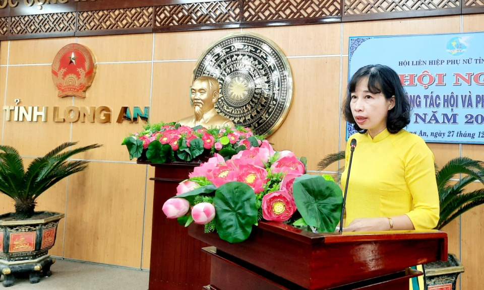 Hội Liên hiệp Phụ nữ tỉnh Long An tổng kết công tác năm 2023
