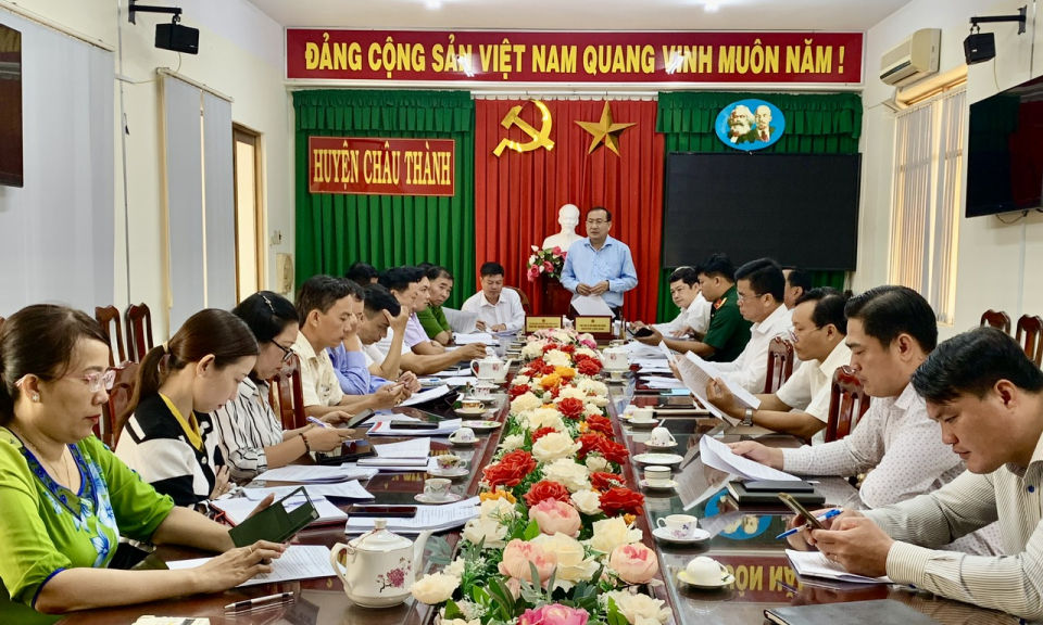 Châu Thành triển khai các hoạt động mừng Đảng, mừng Xuân Giáp Thìn 2024