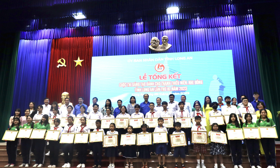 Tổng kết Cuộc thi Sáng tạo dành cho thanh thiếu niên và nhi đồng tỉnh Long An lần thứ 16 năm 2023