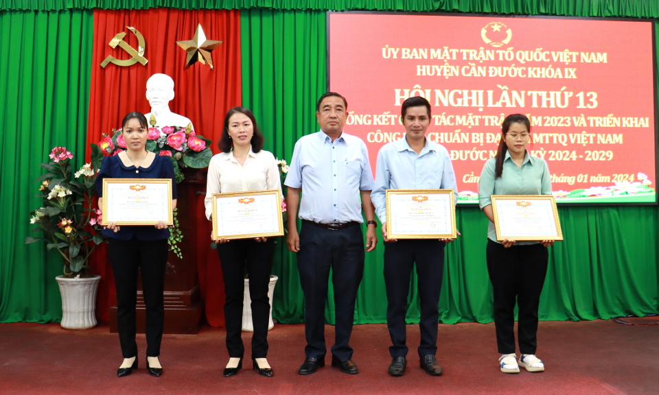 Cần Đước tổng kết công tác Mặt trận năm 2023