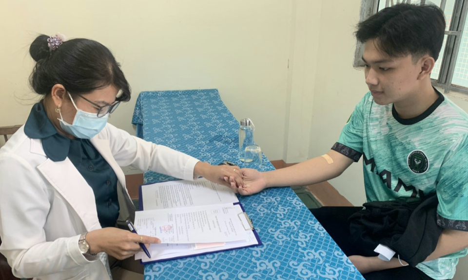 Tân Hưng hoàn thành khám sức khoẻ thực hiện nghĩa vụ quân sự năm 2024