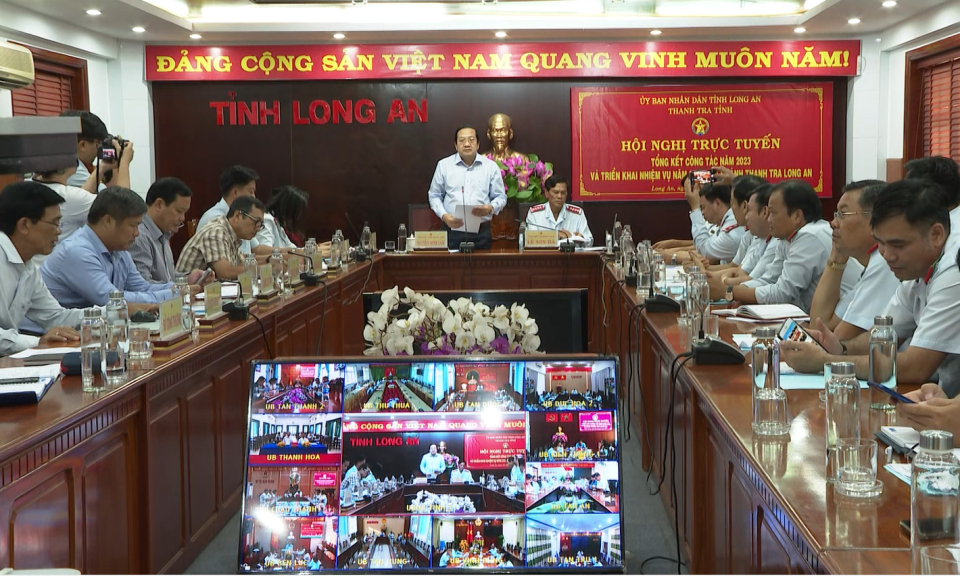 Thanh tra tỉnh tổ chức tổng kết công tác năm 2023 và triển khai nhiệm vụ năm 2024