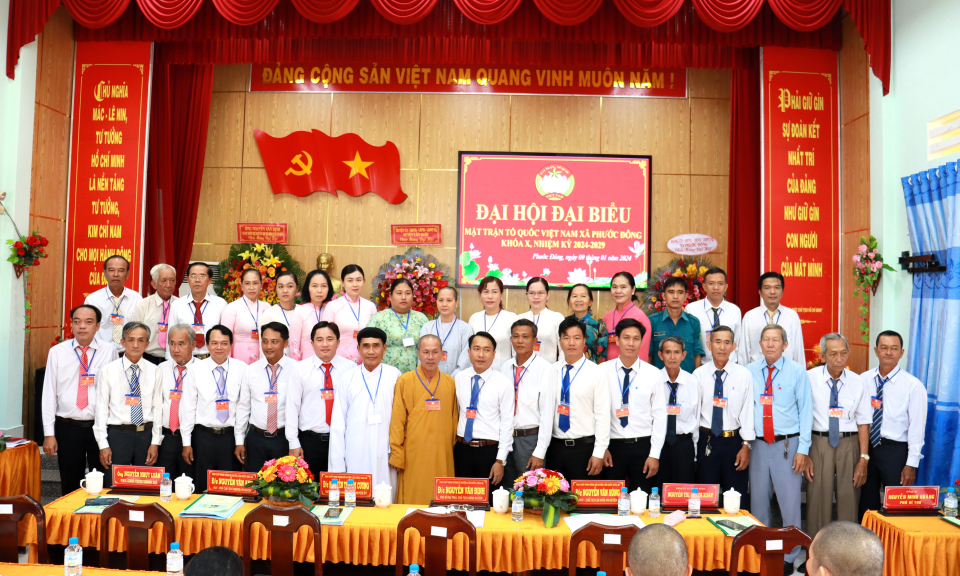 Cần Đước: Đại hội điểm MTTQ xã Phước Đông, nhiệm kỳ 2024 - 2029