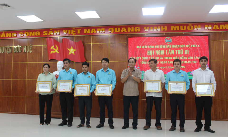 Đức Huệ tổng kết công tác Hội và phong trào nông dân năm 2023