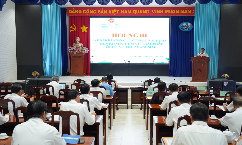 Long An đạt và vượt chỉ tiêu thu thuế năm 2023