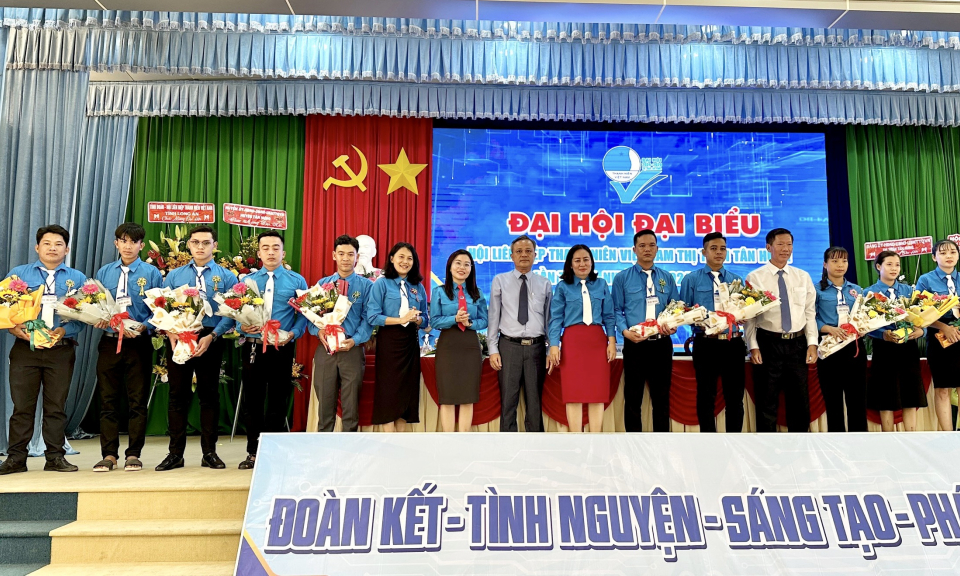 Tân Hưng: Đại hội điểm Hội Liên hiệp thanh niên Việt Nam thị trấn nhiệm kỳ 2024 - 2029