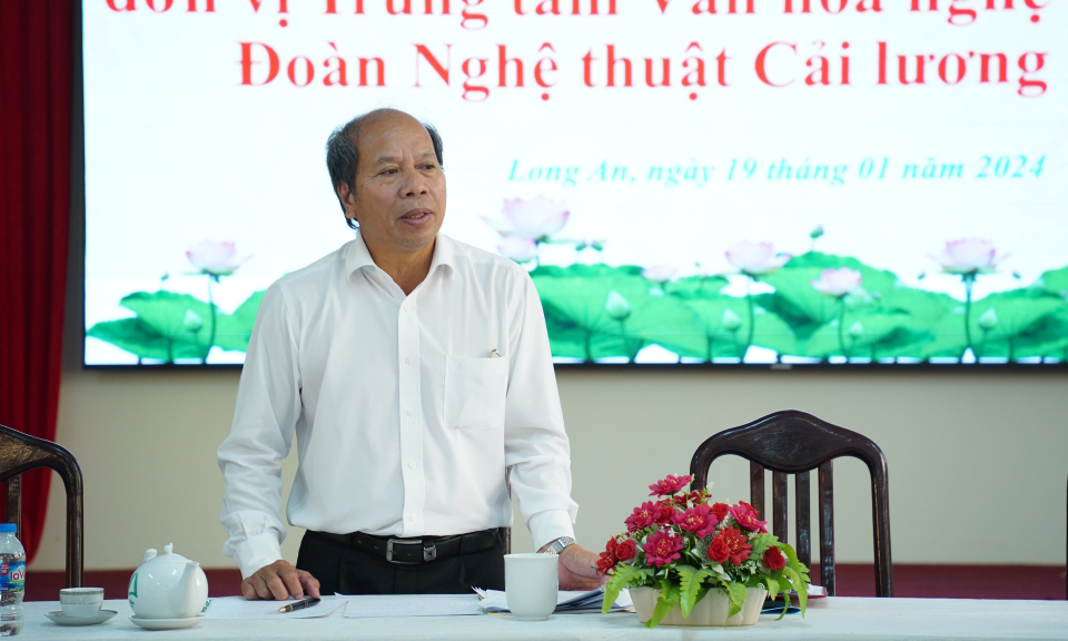 Ban Tuyên giáo Tỉnh ủy làm việc với Sở Văn hóa, Thể thao và Du lịch 