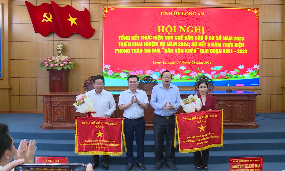 Tổng kết công tác Quy chế dân chủ ở cơ sở năm 2023  và Phong trào thi đua Dân vận khéo 2021 - 2023
