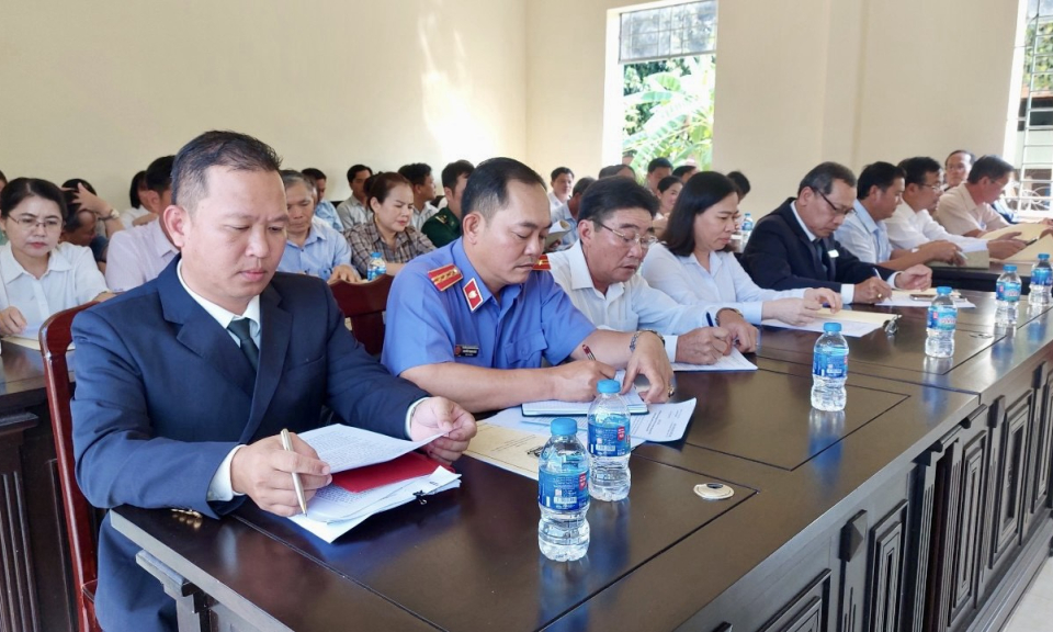 Tân Hưng triển khai công tác Tòa án Nhân dân năm 2024