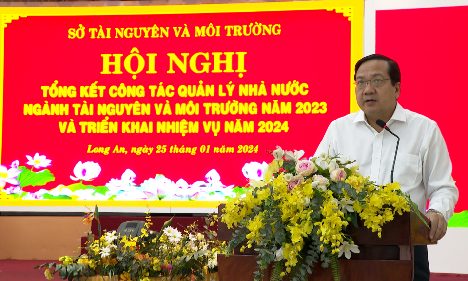Tổng kết công tác quản lý Nhà nước ngành tài nguyên và môi trường năm 2023