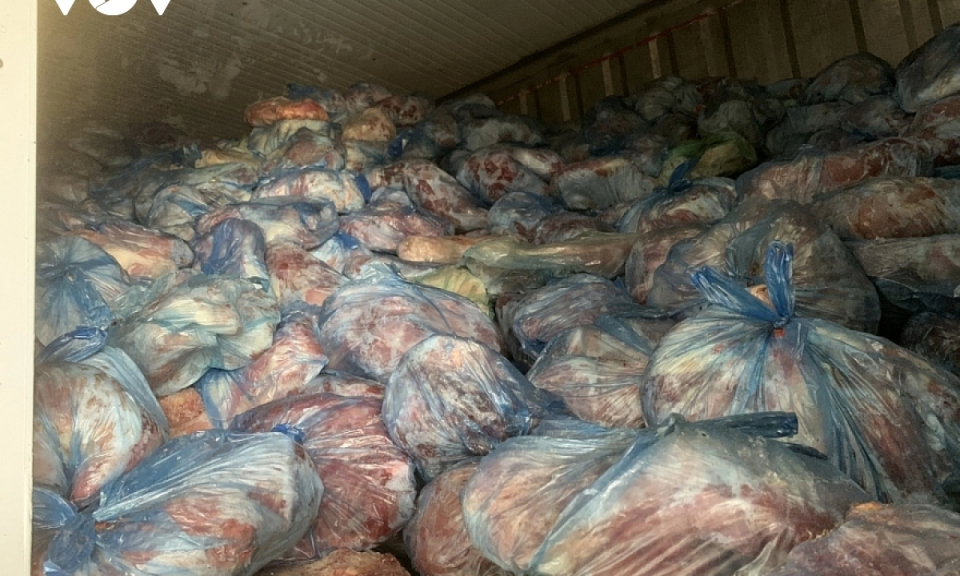 Phát hiện và tiêu huỷ 40 tấn thịt lợn nhiễm dịch tả lợn châu Phi