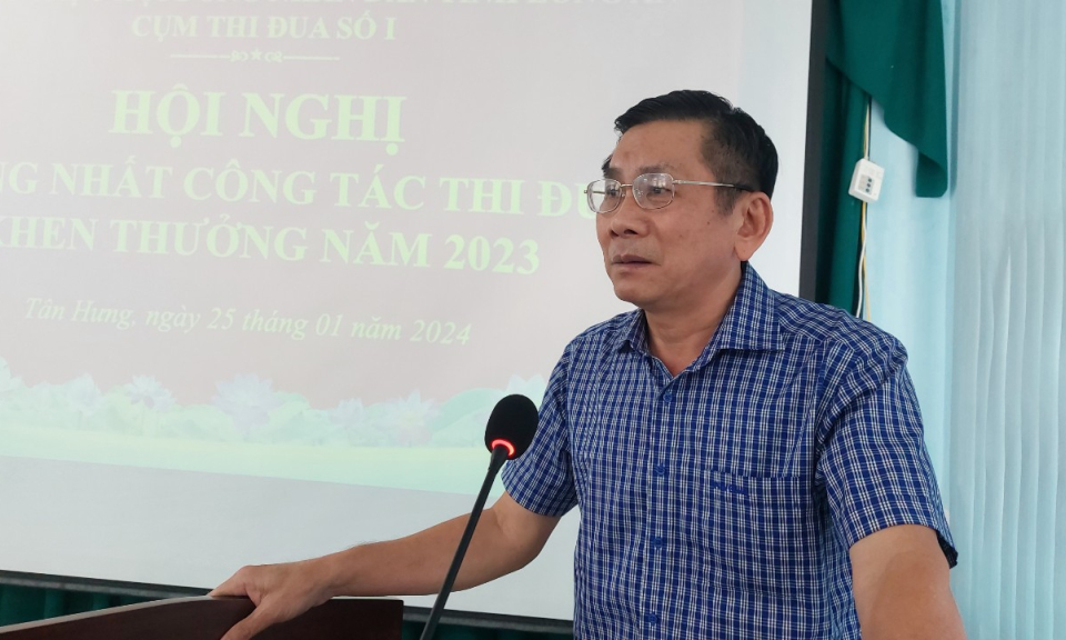 Cụm thi đua số I HĐND tỉnh Long An thống nhất công tác thi đua, khen thưởng năm 2023