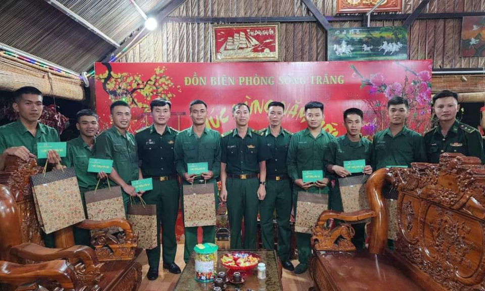 Đồn Biên phòng Sông Trăng gặp mặt chiến sĩ hoàn thành nghĩa vụ quân sự tại ngũ đợt 1 năm 2024