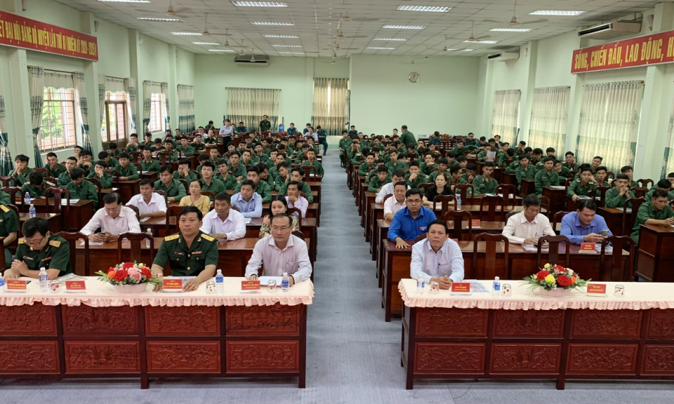 Huyện Châu Thành đón 119 quân nhân xuất ngũ trở về địa phương