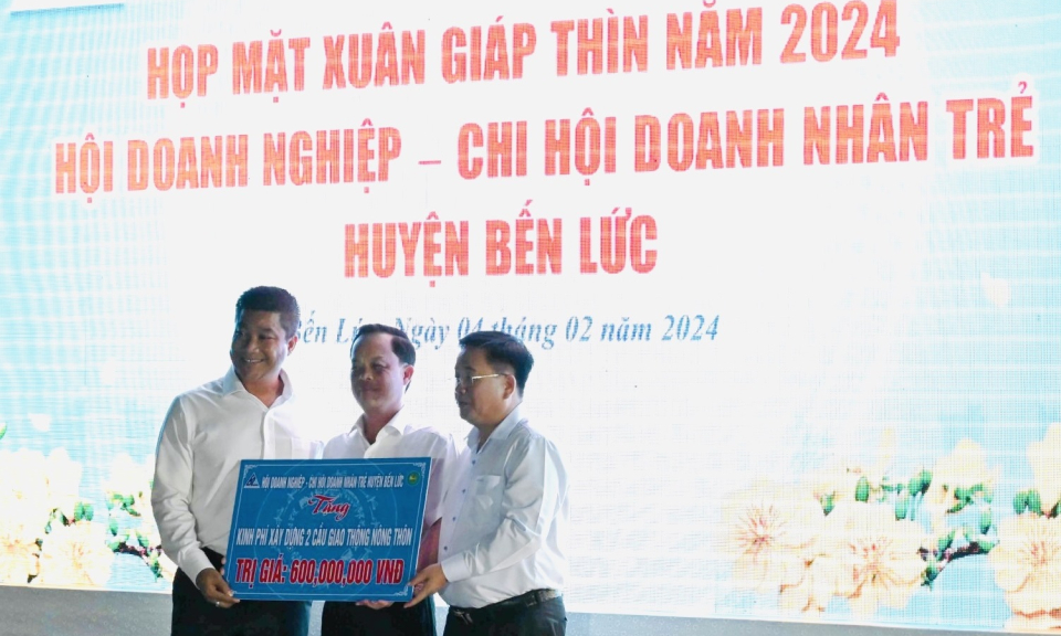 Hội Doanh nghiệp Bến Lức tổ chức họp mặt cuối năm và chào Xuân mới Giáp Thìn 2024
