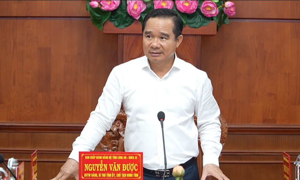 Ban Thường vụ làm việc với UBND tỉnh và các Sở, ngành  