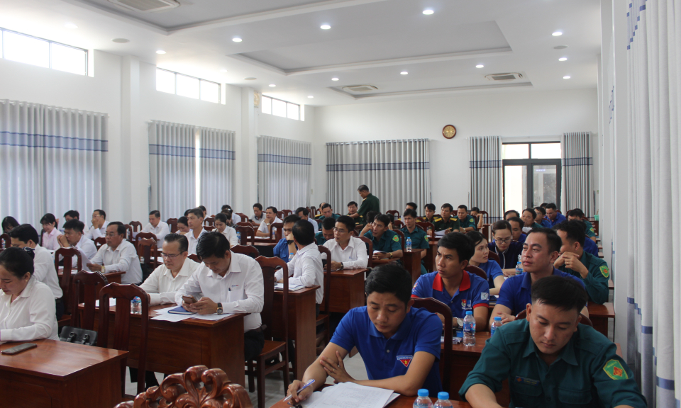 Đức Huệ triển khai kế hoạch tổ chức Hội trại tòng quân năm 2024