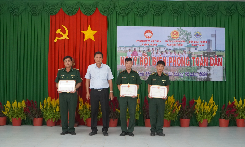 Mộc Hóa tổ chức Ngày hội Biên phòng toàn dân năm 2024 tại xã Bình Thạnh
