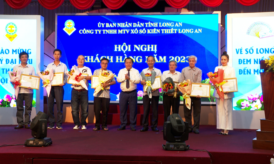 Công ty TNHH MTV Xổ số kiến thiết Long An - Hội nghị khách hàng năm 2023